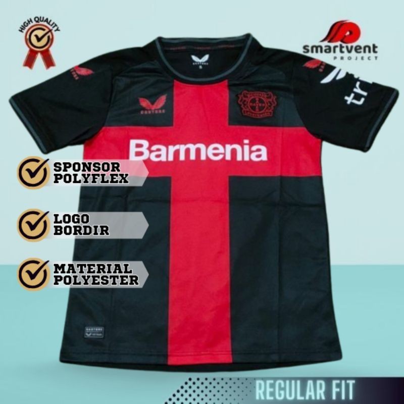 Jersey Bola Leverkusen Home Grade Ori High Quality Musim 2023/2024
