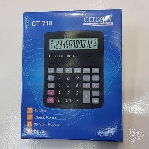 

Model baru - Kalkulator Citizen 718 Warna / Calculator Citizen 718 - Hitam !