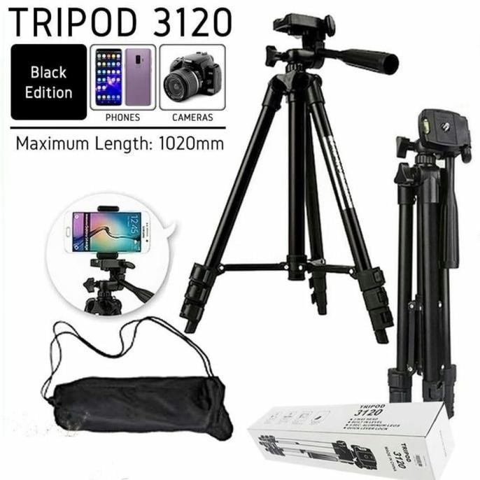 Terbaik tripod weifeng 3120A bisa untuk hp dan kamera !!