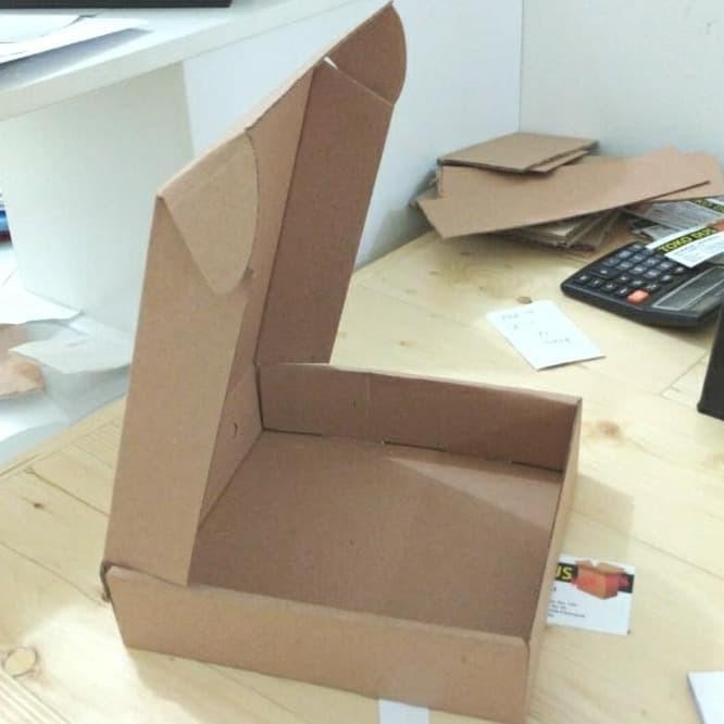 

Best! Dus Box Pizza ukuran 20x20x5 cm isi 25 pcs