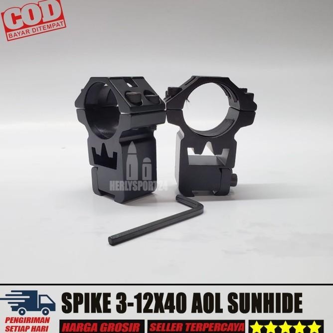 Teleskop Spike 3-12X40 Aol Telescope Spike 3-12X40 Aol Tahan Getar