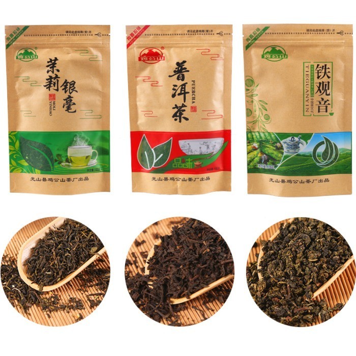 

100G Chinese Tea Teh Hijau Teh Hitam Teh Oolong Teh Pu Erh Pu'Er