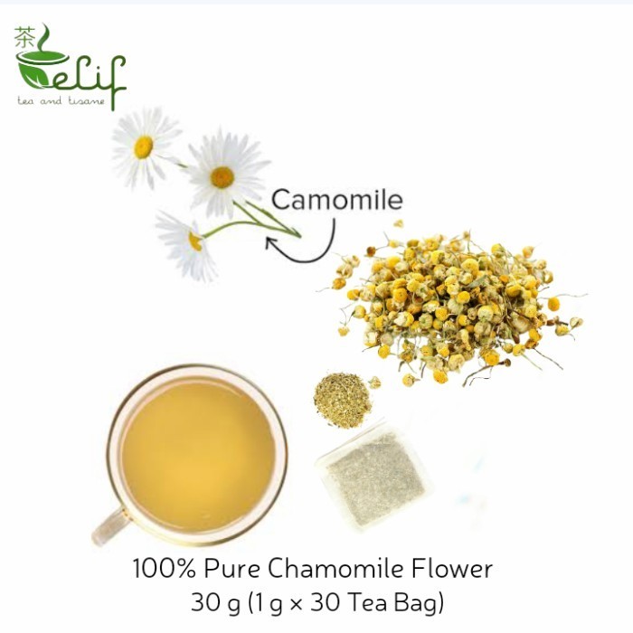 

Chamomile Tea : Chamomile Flower Tea / Teh Bunga Camomile (30 Tea Bag)