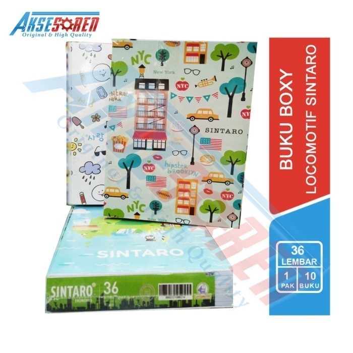 

Hemat Buku Tulis Sekolah Boxy Locomotif Sintaro 36 Lembar 1 Pack Catatan B5 Gilaa!!!