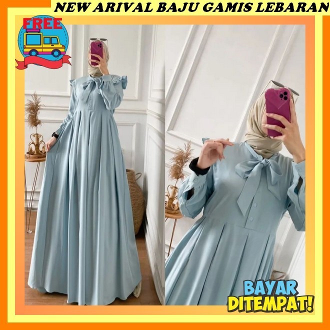 Set Akad Alila / Set Akad Syari / Gamis Akad / Gamis Putih / Hijab Alila / Gamis Kondangan New  Gami