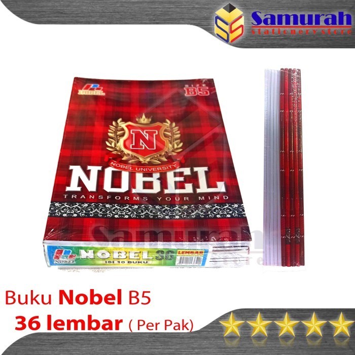 

Murah Buku Tulis Nobel B5 Isi 36 Lembar Per Pak - 10 Buku Ukuran Boxy Campus Sale!!!