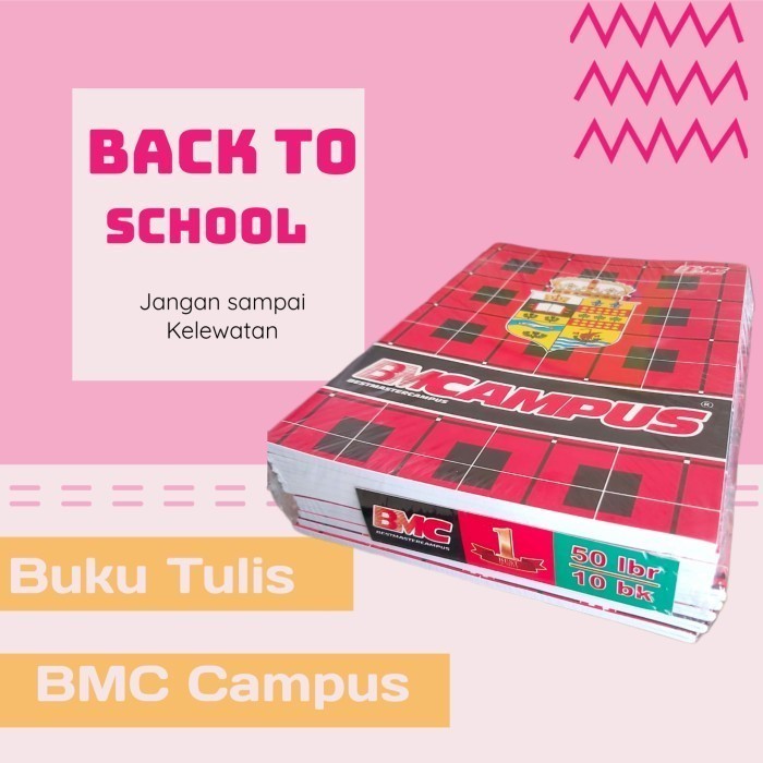 

Unik Buku Tulis Bmc Campus 50 Lembar Diskon