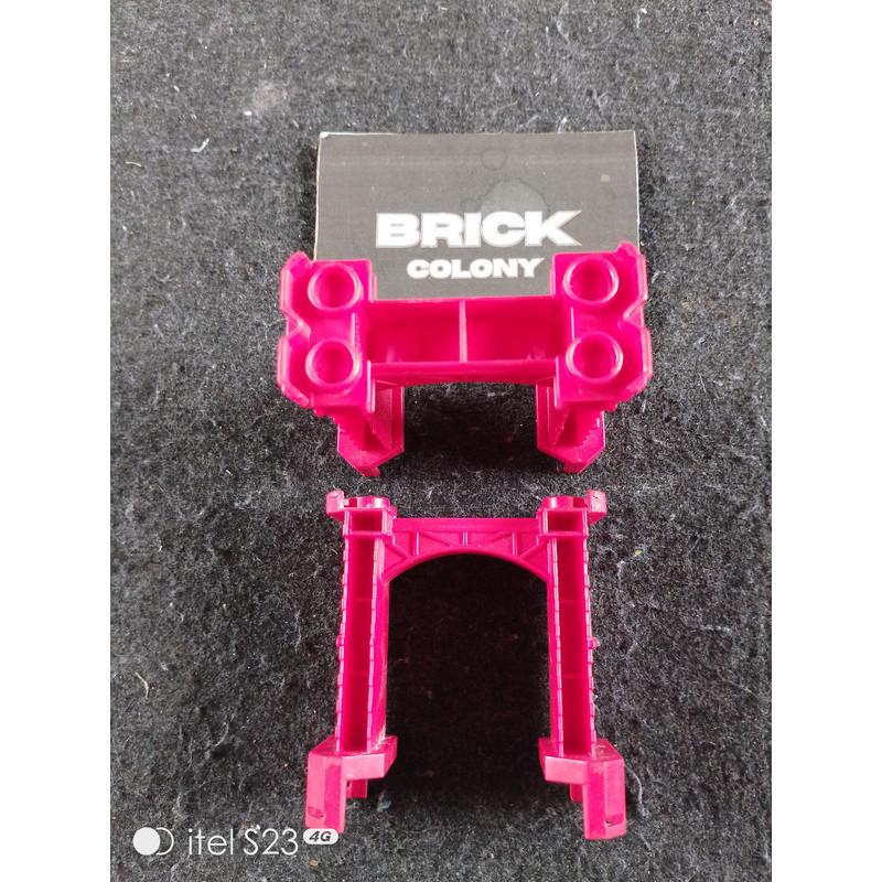 Tiang Girder Chuggington Stack Ludorum Track Single Stage var merah