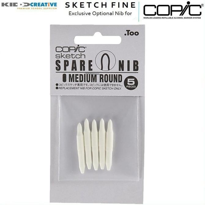 

COPIC SKETCH NIB SUPER BRUSH, MEDIUM BROAD, MEDIUM ROUND, NIB FINE TERMURAH