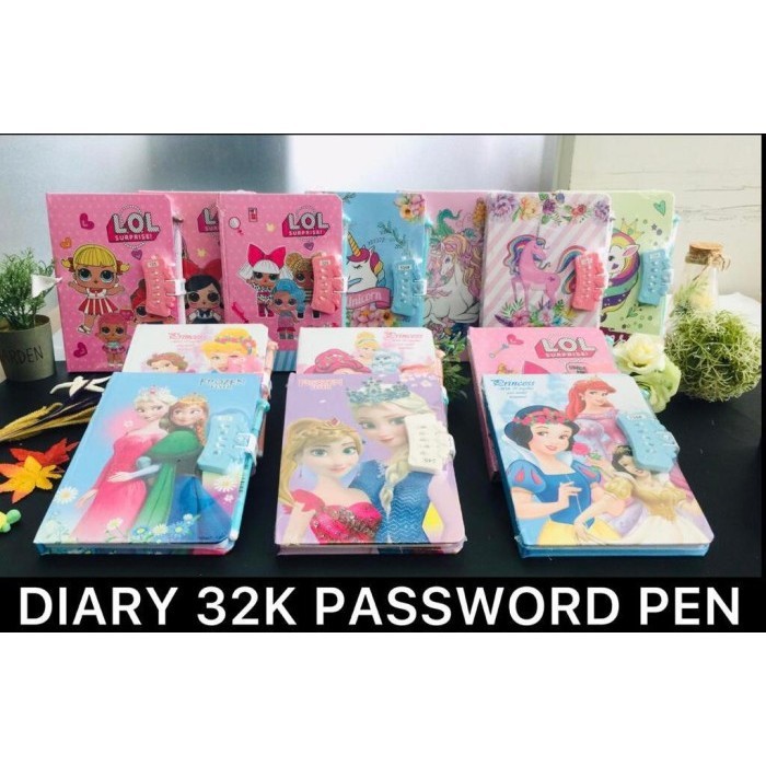 

Terlaris Buku Diary Dengan Kunci Password / Hard Cover Diary With Lock Code Hemat