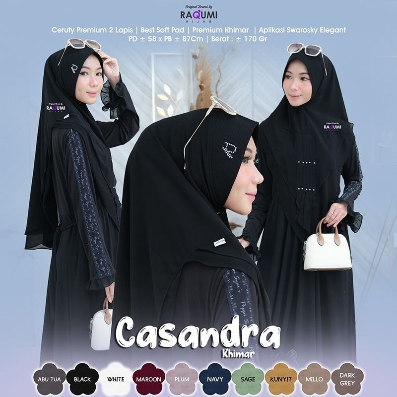 Promo Mega Sale 2.2 // RAQUMI HIJAB // CASSANDRA KHIMAR // KHIMAR 2 LAYER // KHIMAR INSTAN // KHIMAR