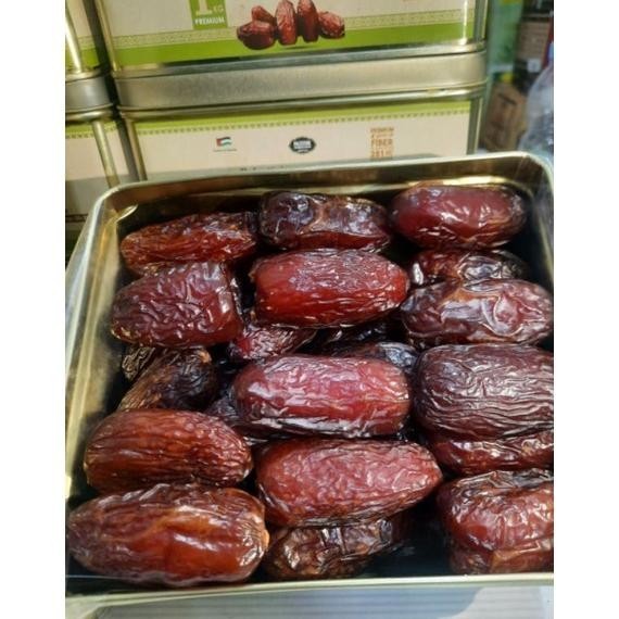 

New Produk Kurma Medjool Palestine Grade A Premium Kaleng 1Kg Terlaris
