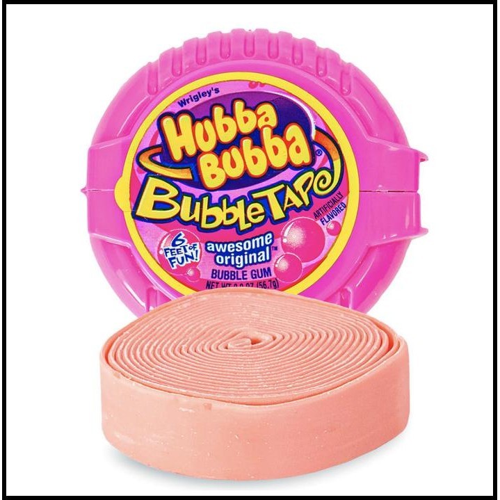 

Hubba Bubba Bubble Tape Gum Rolls 2 Oz | Permen Karet 56,7 Gram