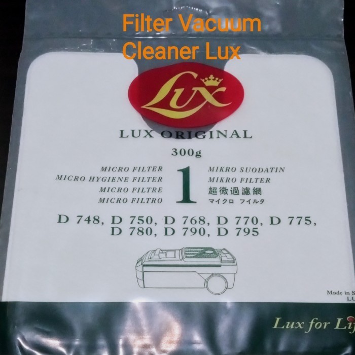 filter vacuum cleaner Lux type D 708; 775;790