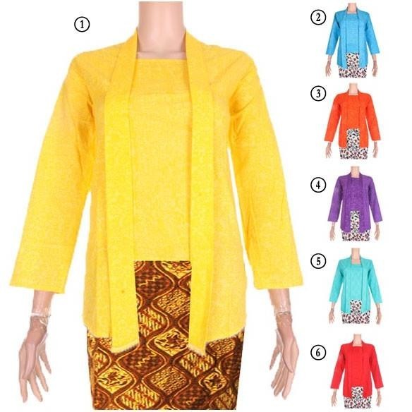 kom Kebaya Embos | Kutubaru | Lengan Panjang Dinda Warna 15