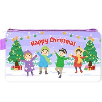 

~~~~~] Christmas Case Kids Ungu Tempat Pensil Souvenir Natal Gereja