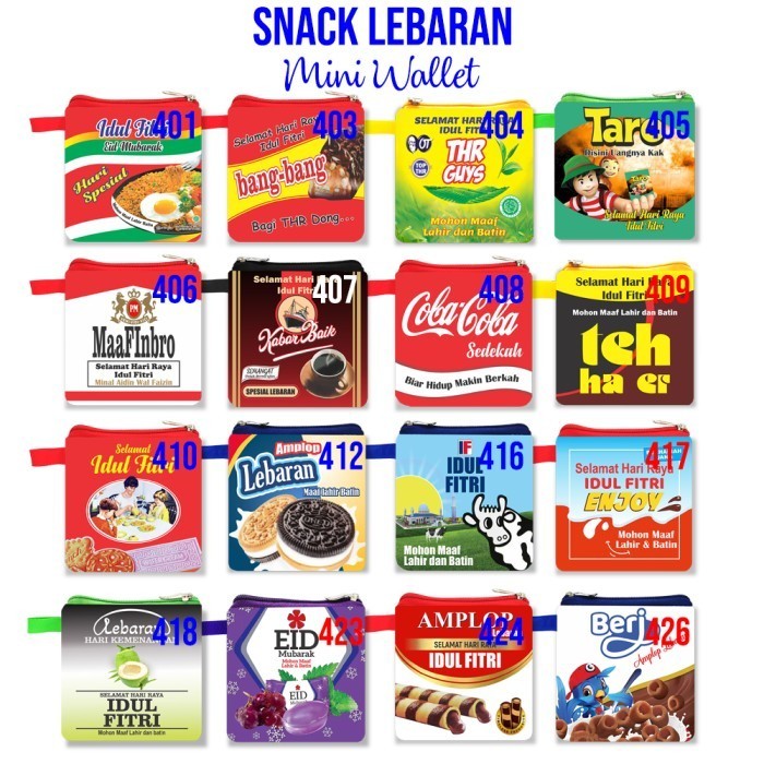 

siap kirim] Amplop Lebaran SNACK Ekslusif Dompet Lebaran THR Fitrah Idul Fitri Eid