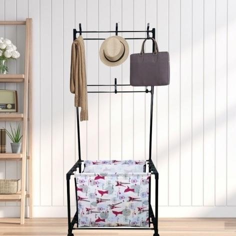 Terlaris Standing Rak Hanger Serbaguna Rak Besi Rak Topi Rak Tas / Rak Saginayuyu