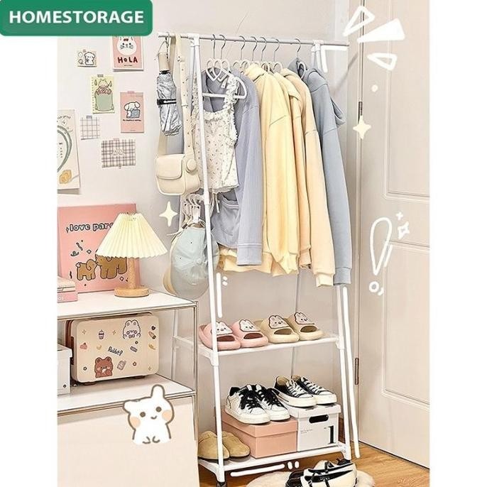 Produk Keren Terlaris Homestorage Triangle Stand Hanger Baju Aesthetic Mihoyumu14