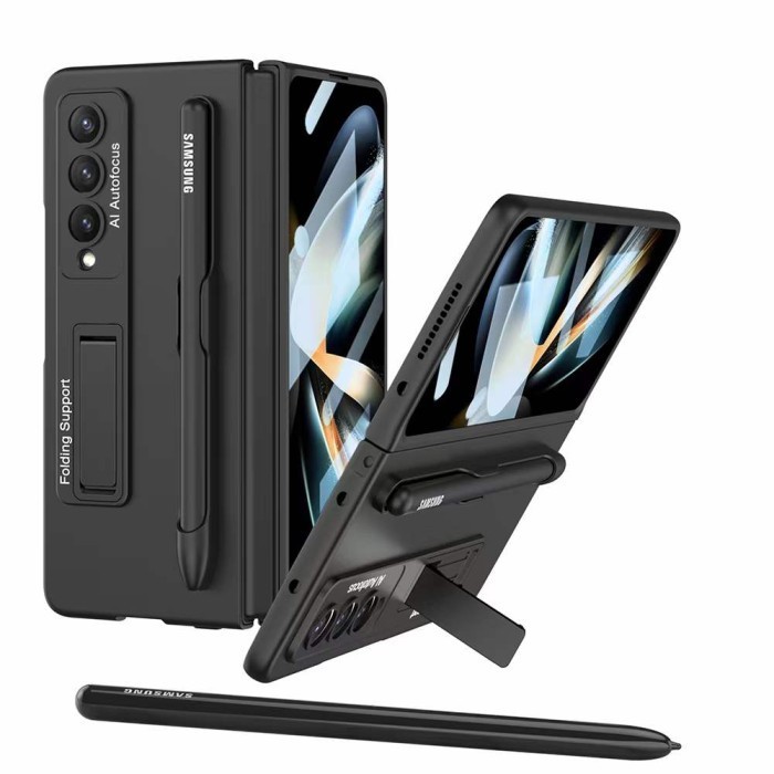 Case Samsung Galaxy Z Fold 4 5G Thin Matte Stand With Pen Slot Z Fold4