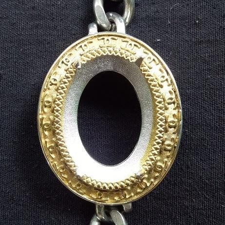 ern Gelang Rantai Batu Akik Titanium