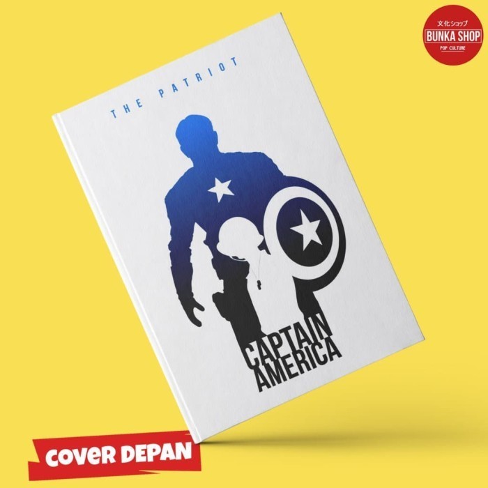 

Cantik Note Book Captain America Marvel Hardcover Gilaa!!!