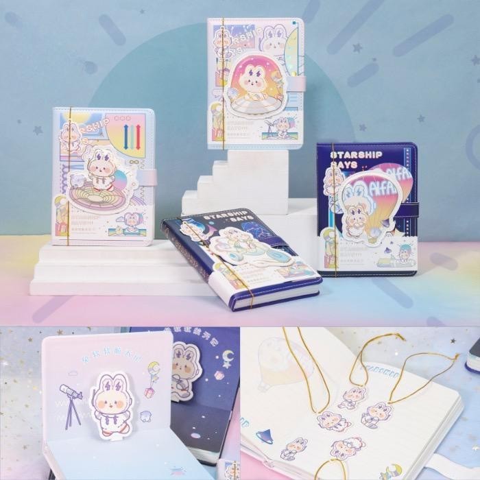 

Buruan Pop Up Magnetic Notebook Diary Starship Says / Jurnal Agenda Promo