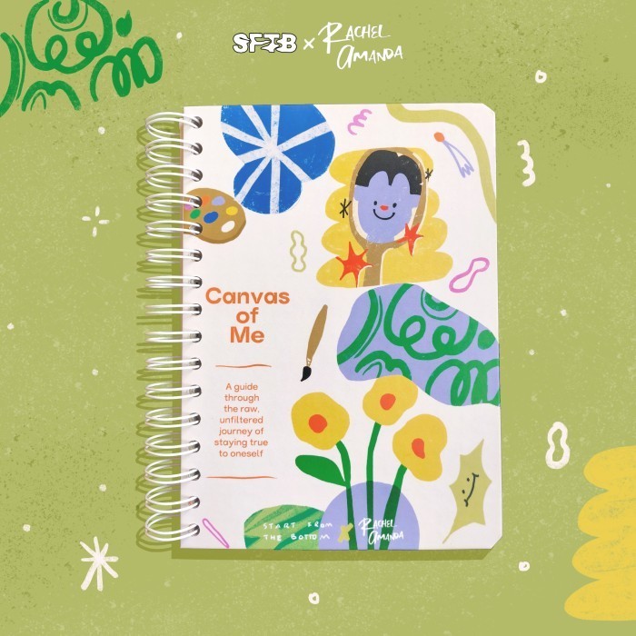 

Cuci Gudang Sftb X Rachel Amanda - Notebook Journal - Canvas Of Me Limited