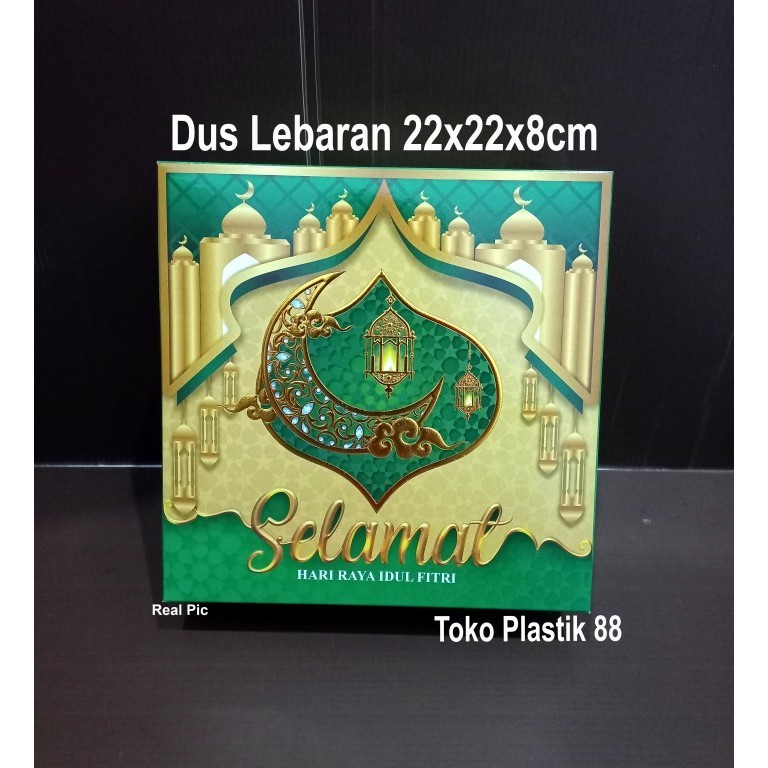 Dus Kue Lebaran Idul Fitri Kotak 22x22 LEB2222