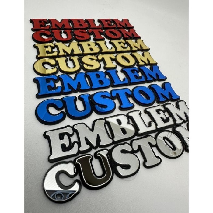 terlaris Emblem Custom Body Motor / Emblem Custom