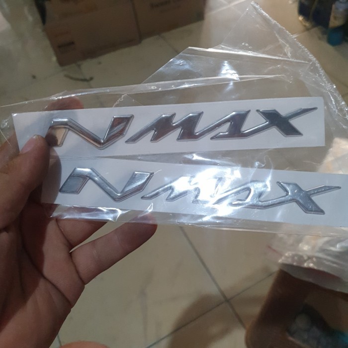 Emblem Nmax Old Gold dan Chrome Original
