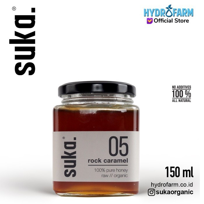 

Suka - Rock Caramel Honey / Madu Batu Karamel Asli Organik (150ml)