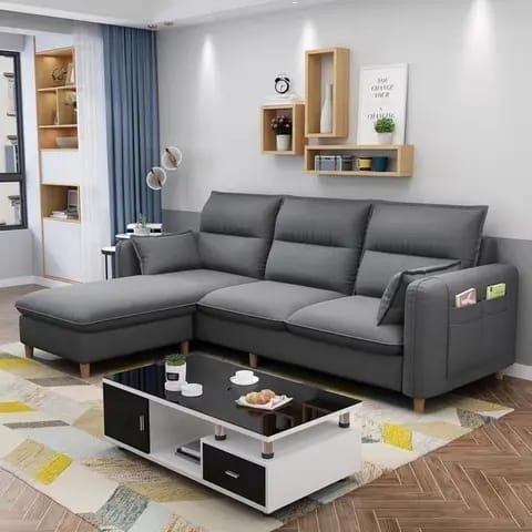 Sofa L/Sofa Minimalis/Sofa/Sofa Leter L/Sofa Ruang Tamu/Sofa Leter L