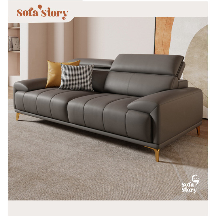 Sofa Kulit Modern - Sofa'Story LOMANOV / Sofa Minimalis / Sofa Tamu
