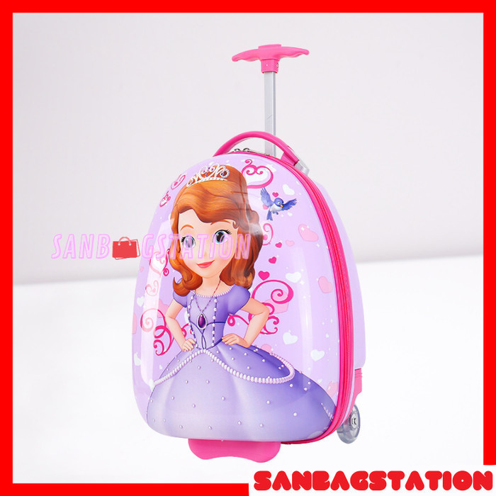 Baru Tas Trolley Fashion Anak Perempuan Troli Koper Telur SD Trolly Sofia