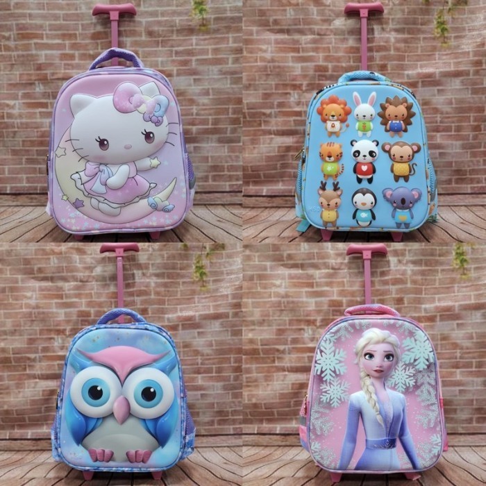 Baru Terapik Troli Anak Cewek TK - SD Hello Kitty 14" AAM HSD