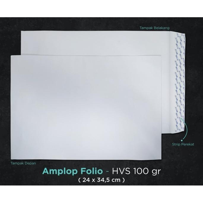 

Amplop Putih Folio Hvs 100 Gr Viva Dengan Lem Perekat (Isi 100 Lembar)
