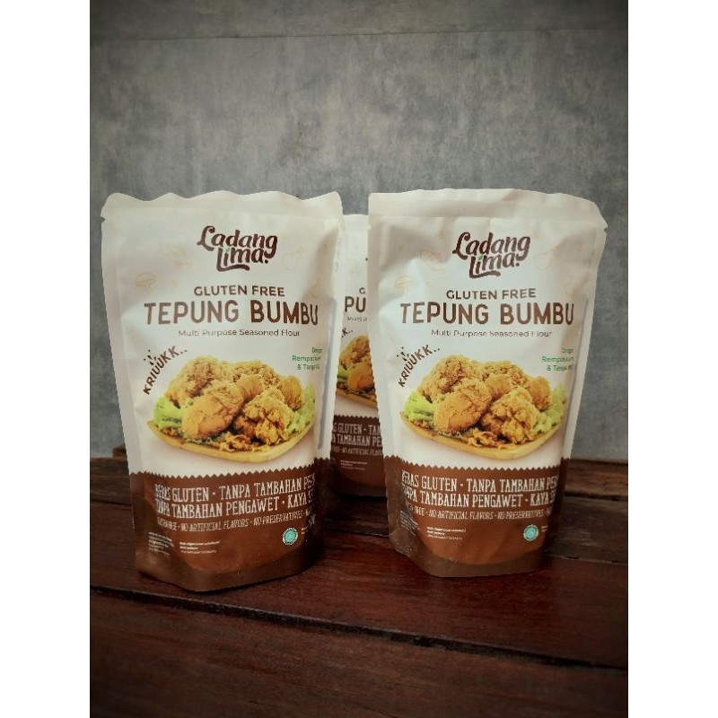 

TEPUNG BUMBU GLUTEN FREE NON MSG LADANG LIMA - 150 GR