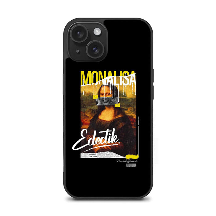 Case Casing Softcase Cover Iphone 15 14 13 12 11 X Xs Xr Pro Max Plus Mini Monalisa BG1182