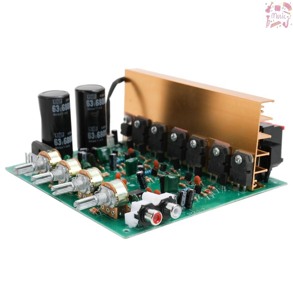 HXI DX-2.1-3 Large Power Audio Amplifier Board Channel High Power Subwoofer Dual Home Theater DC18V-24V DIY Supplies