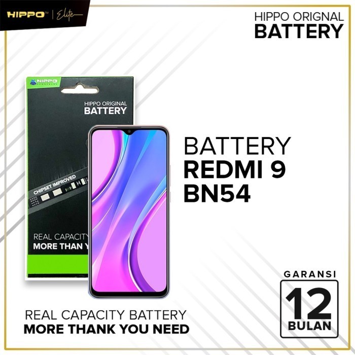 Baterai 9 Bn54 Hippo Xiao 5020Mah Cell