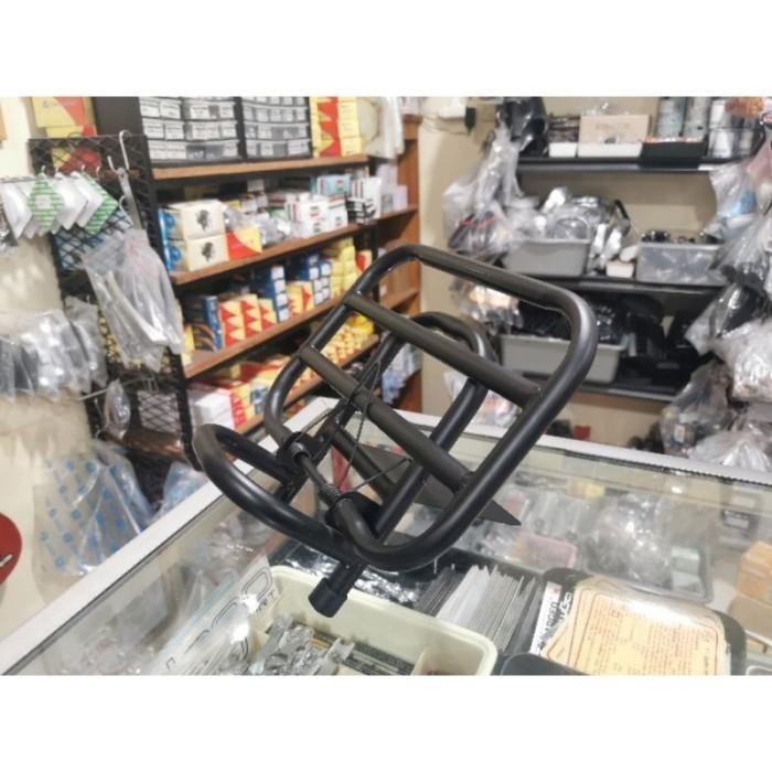NEW RAK BELAKANG BACKRACK MINI BLACK DOFF VESPA PTS SUPER SPRINT VBB