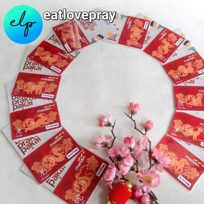 READY KARTU eMoney eToll ORIGINAL LIMITED MANDIRI SHIO / E Money E Toll SHIO