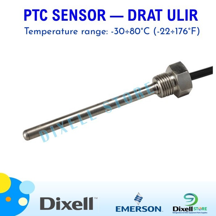 READY Sensor Probe PTC Dixell Drat Ulir temperatur bulb 1.8mtr