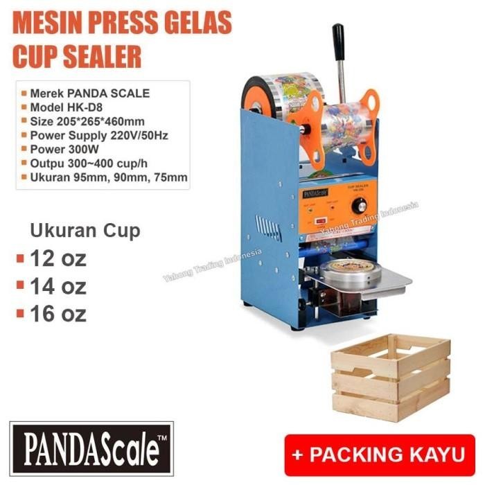 ALAT PRES GELAS MINUMAN MESIN PRESS CUP SEALER