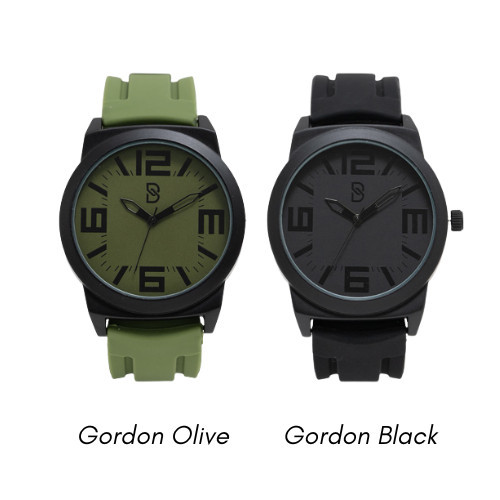 Berrybenka Street - Jam Tangan Pria Karet Gordon Watches