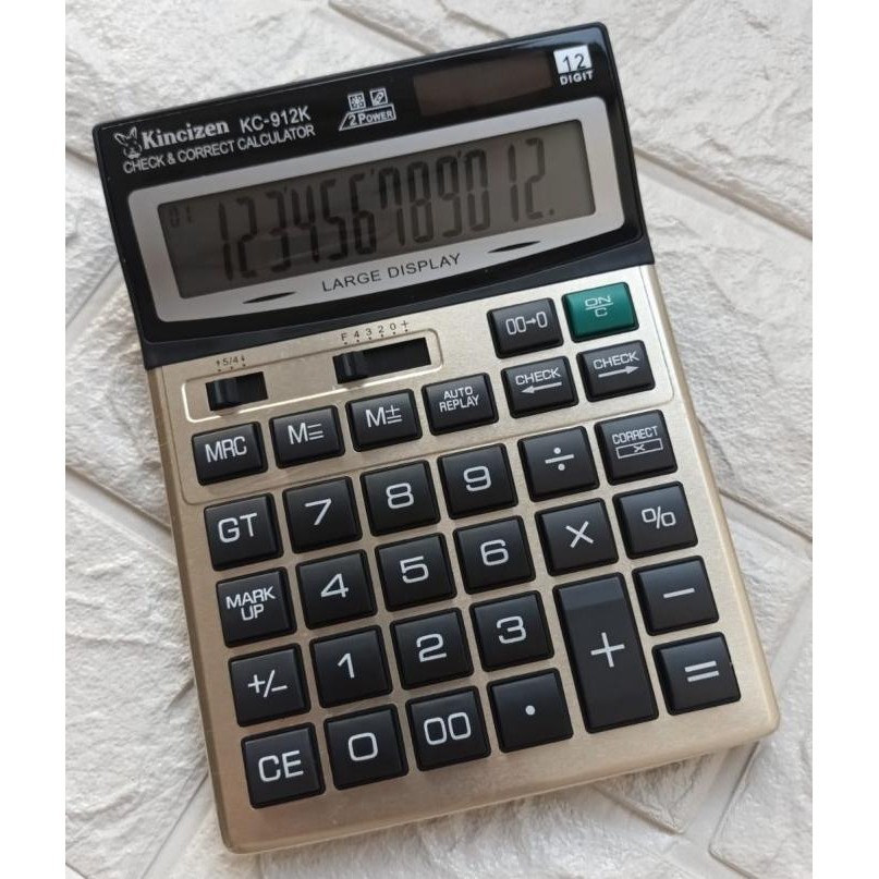 

Berkualitas KALKULATOR CITIZEN CT 912 K - KALKULATOR 12 DIGIT - ..