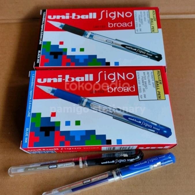 

Pulpen Uni-Ball Signo Micro 0,5Mm (Umn-153) Hitam-Biru Ball Pen Sku 705