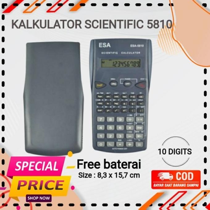 

Flash Sale Kalkulator Scientific Calculator Sekolah Matematika Kakulator ..