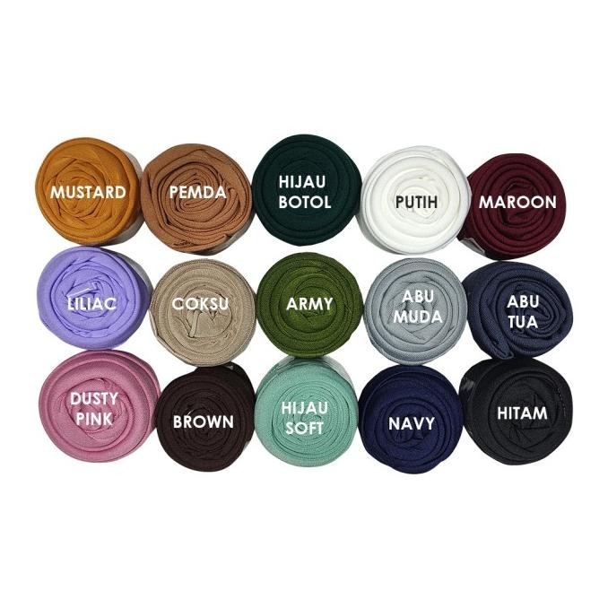 Bisa Cod Jilbab Instan Jersey Hijab Langsungan Bahan Kaos Kerudung Wanita Grosir